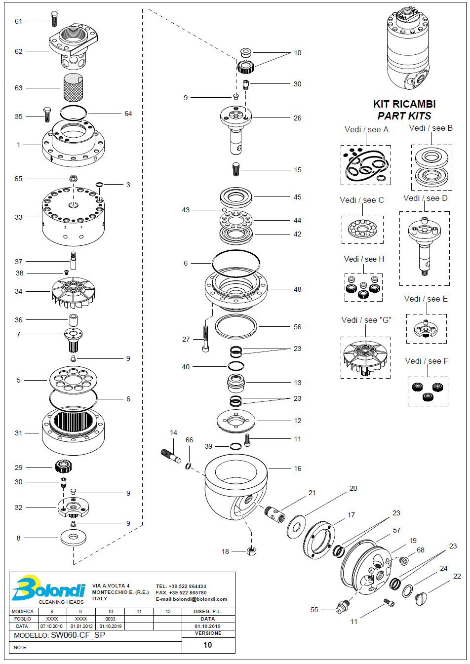 SW060 Parts Breakdown