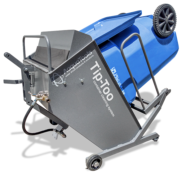 AaquaTools Tip-Too container cleaning system