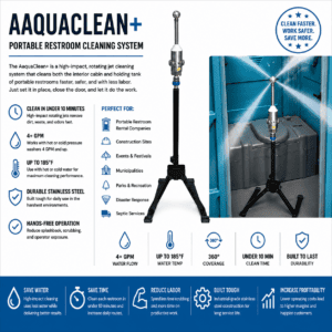 AaquaClean+ Portable Restroom Cleaner